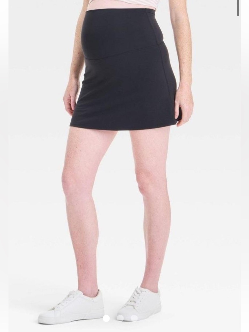 Maternity Black Stretch Skirt - Isabel Medium